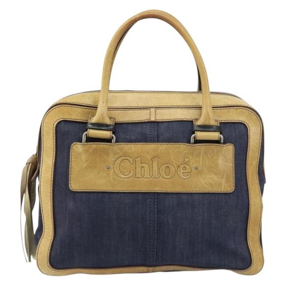 Chloe Tote Bag Denim Blue Auth gh1478 - Picture 13 of 16